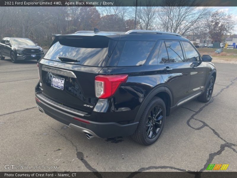 Agate Black Metallic / Ebony 2021 Ford Explorer Limited 4WD