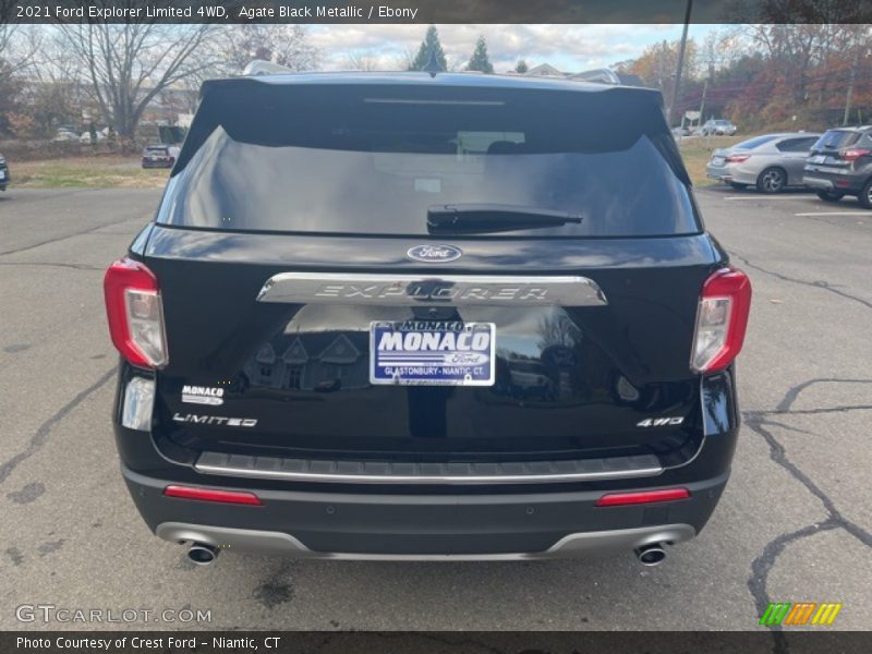 Agate Black Metallic / Ebony 2021 Ford Explorer Limited 4WD