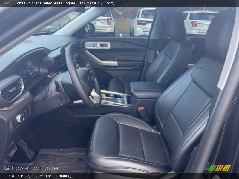 Agate Black Metallic / Ebony 2021 Ford Explorer Limited 4WD
