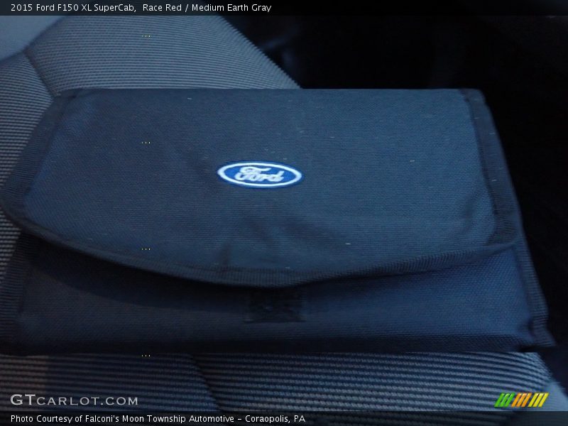 Race Red / Medium Earth Gray 2015 Ford F150 XL SuperCab
