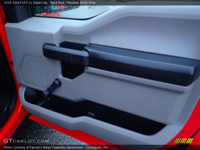 Race Red / Medium Earth Gray 2015 Ford F150 XL SuperCab