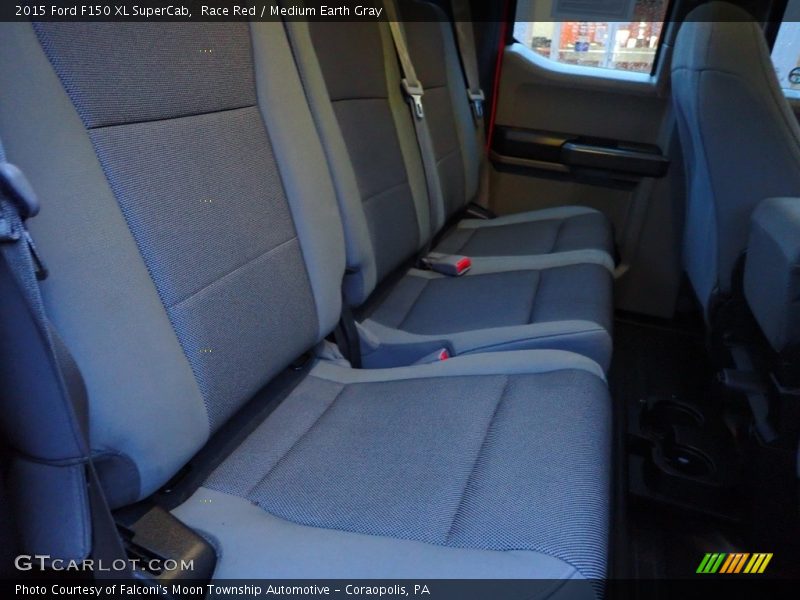 Race Red / Medium Earth Gray 2015 Ford F150 XL SuperCab