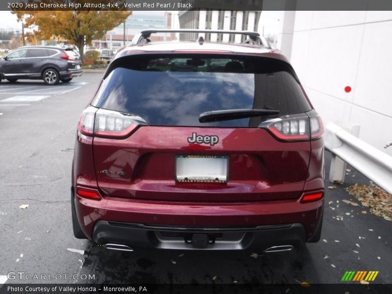 Velvet Red Pearl / Black 2020 Jeep Cherokee High Altitude 4x4