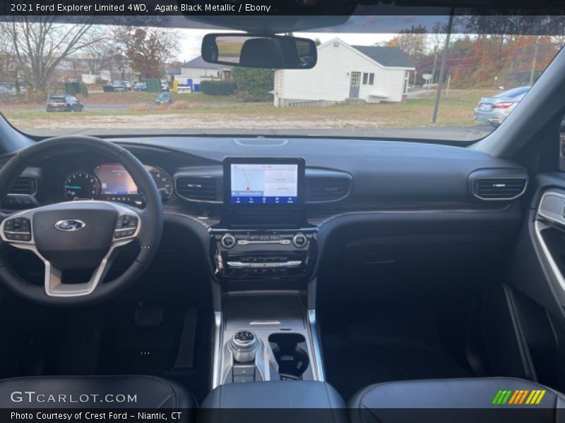 Agate Black Metallic / Ebony 2021 Ford Explorer Limited 4WD