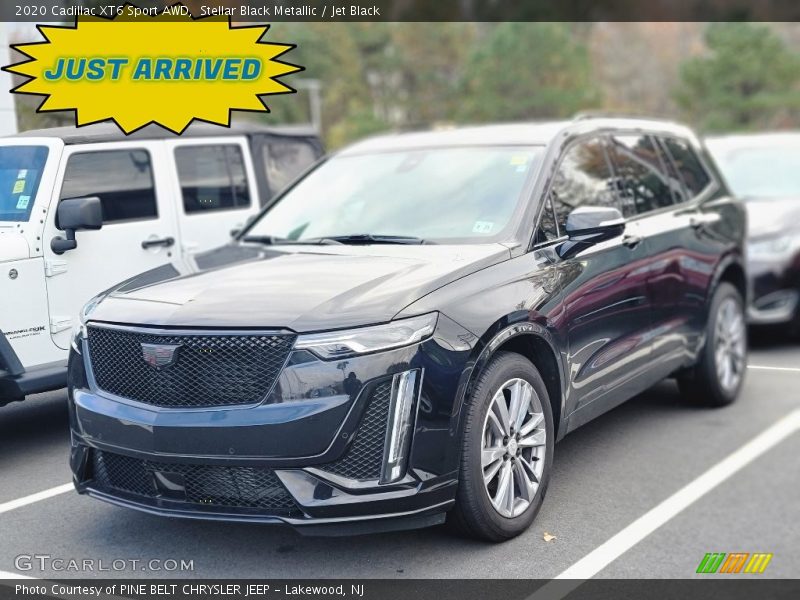 Stellar Black Metallic / Jet Black 2020 Cadillac XT6 Sport AWD
