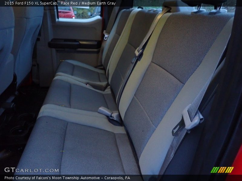 Race Red / Medium Earth Gray 2015 Ford F150 XL SuperCab