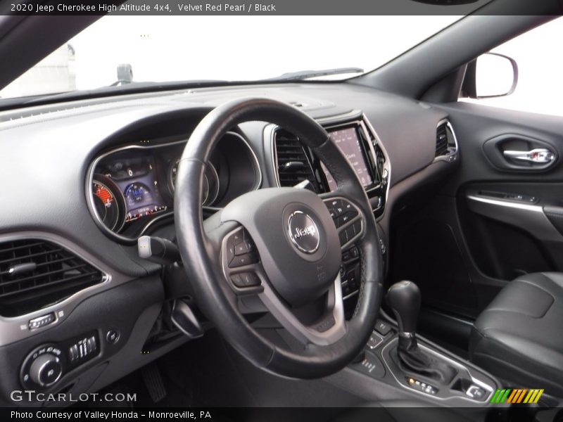 Velvet Red Pearl / Black 2020 Jeep Cherokee High Altitude 4x4