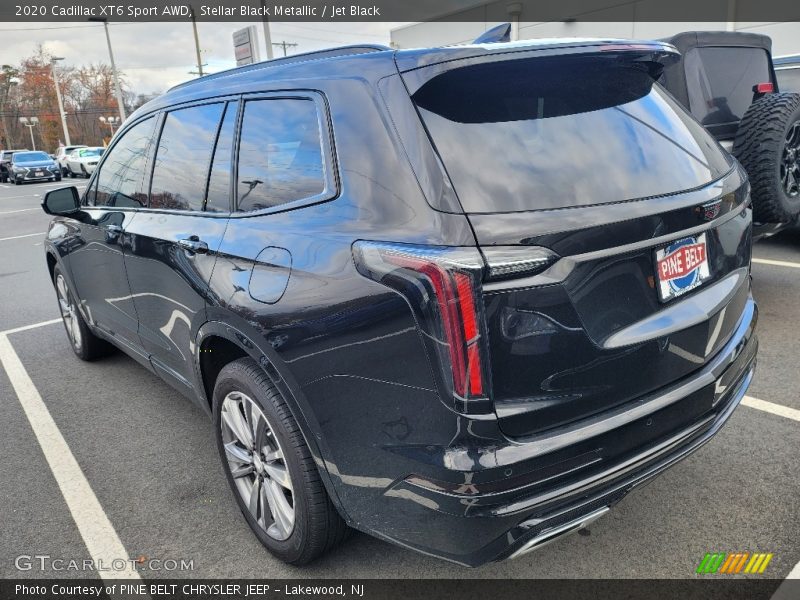Stellar Black Metallic / Jet Black 2020 Cadillac XT6 Sport AWD