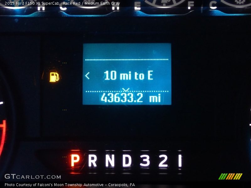 Race Red / Medium Earth Gray 2015 Ford F150 XL SuperCab