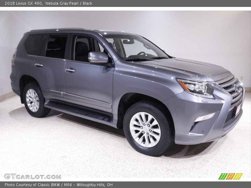 Nebula Gray Pearl / Black 2018 Lexus GX 460