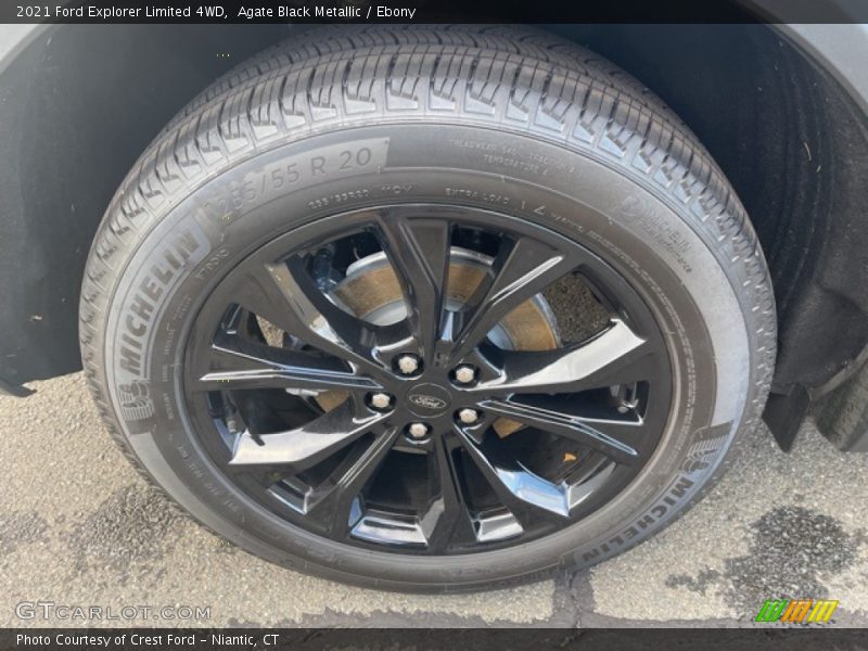 Agate Black Metallic / Ebony 2021 Ford Explorer Limited 4WD