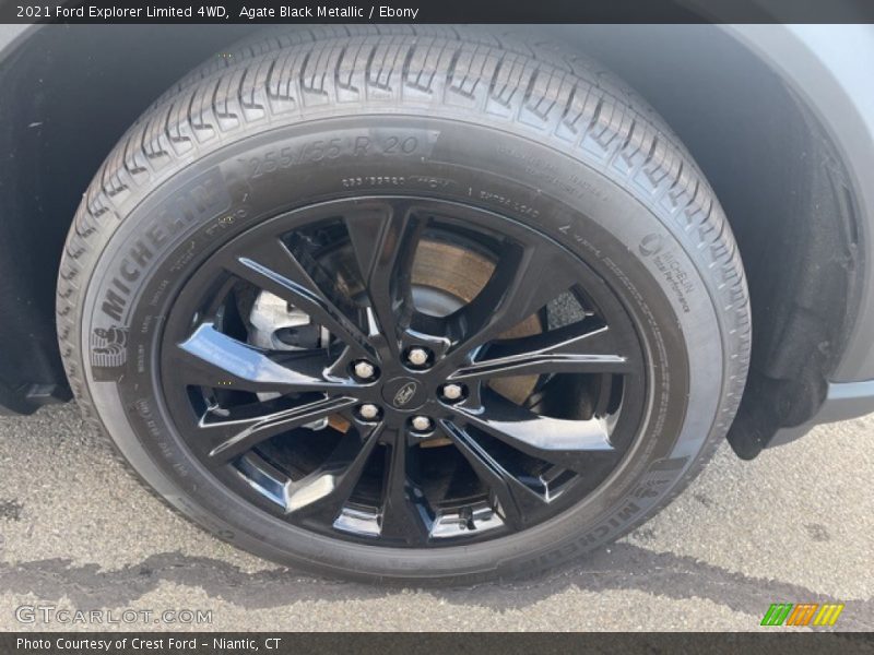 Agate Black Metallic / Ebony 2021 Ford Explorer Limited 4WD