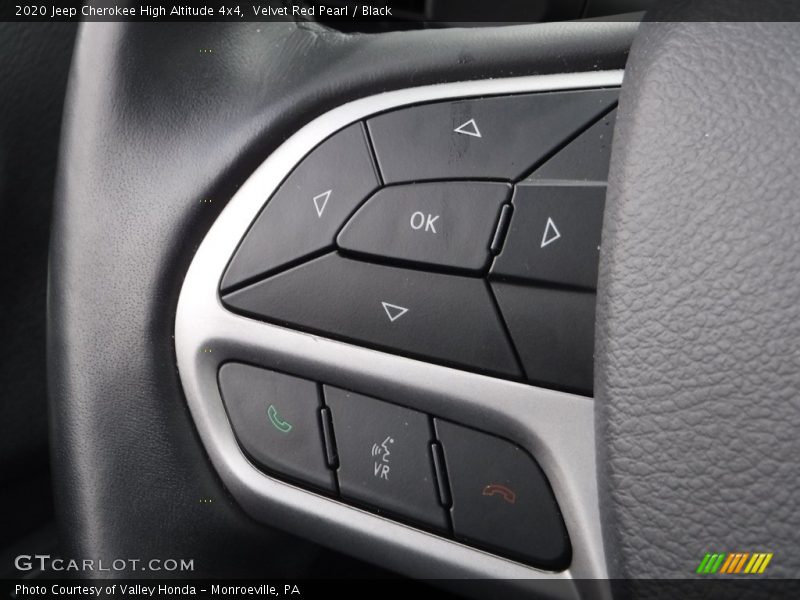 Velvet Red Pearl / Black 2020 Jeep Cherokee High Altitude 4x4