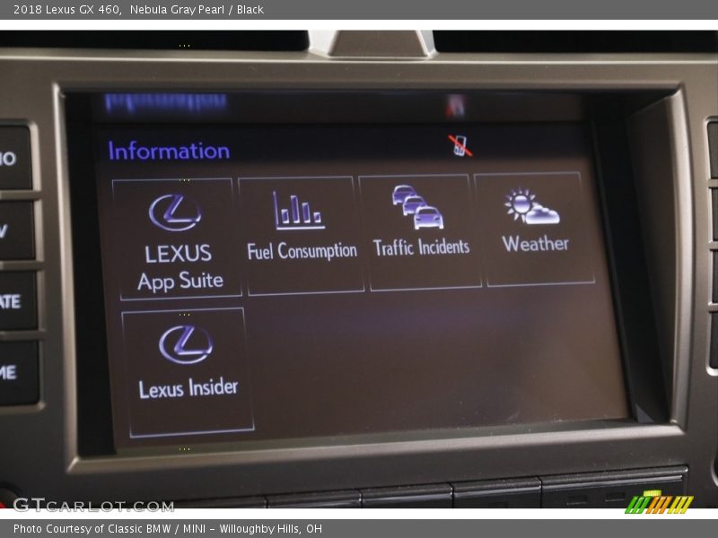 Nebula Gray Pearl / Black 2018 Lexus GX 460