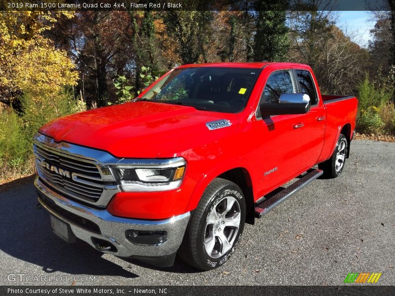 Flame Red / Black 2019 Ram 1500 Laramie Quad Cab 4x4