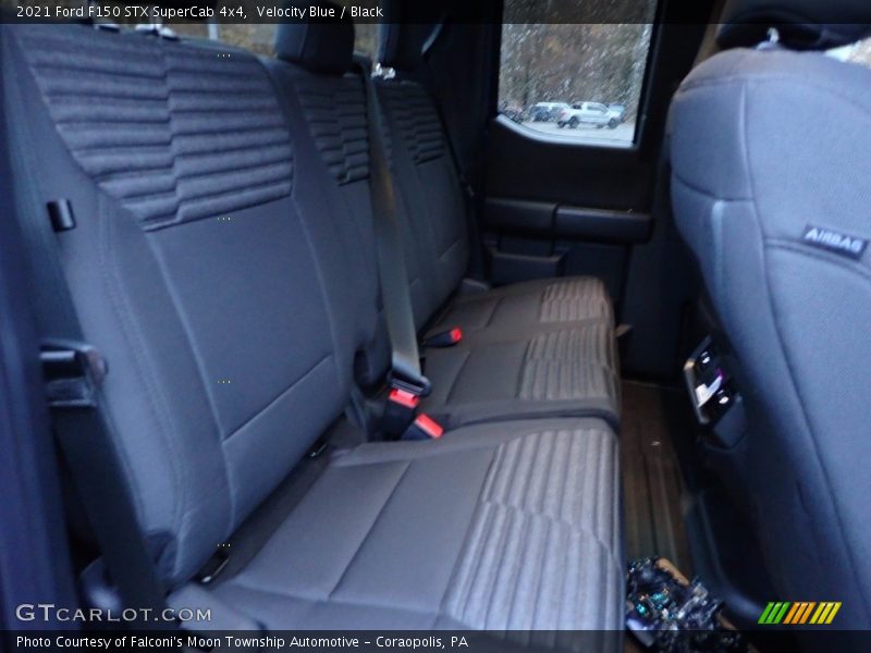 Velocity Blue / Black 2021 Ford F150 STX SuperCab 4x4