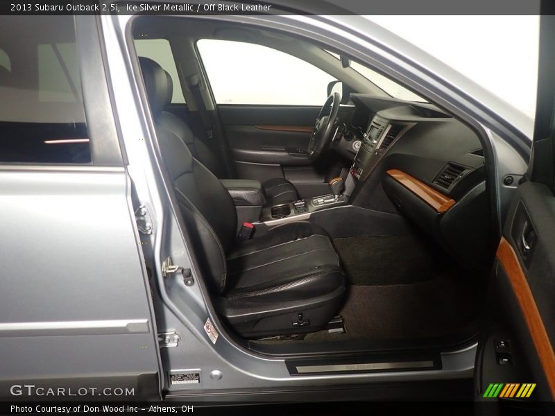 Ice Silver Metallic / Off Black Leather 2013 Subaru Outback 2.5i