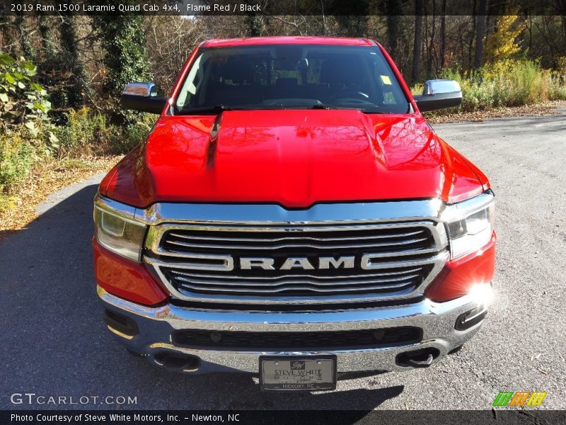 Flame Red / Black 2019 Ram 1500 Laramie Quad Cab 4x4