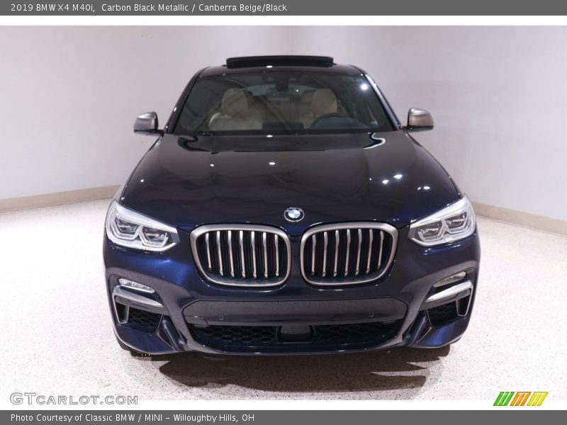 Carbon Black Metallic / Canberra Beige/Black 2019 BMW X4 M40i