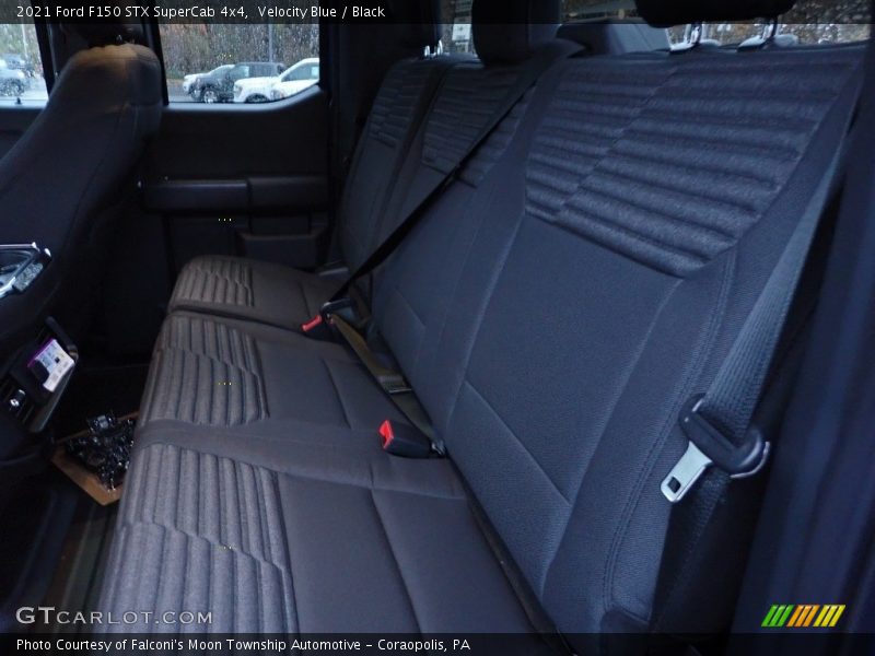 Velocity Blue / Black 2021 Ford F150 STX SuperCab 4x4