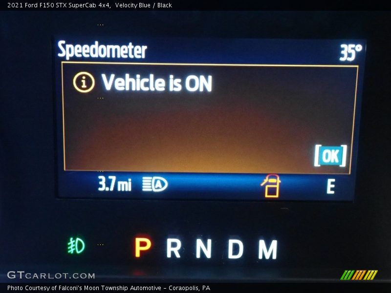 Velocity Blue / Black 2021 Ford F150 STX SuperCab 4x4