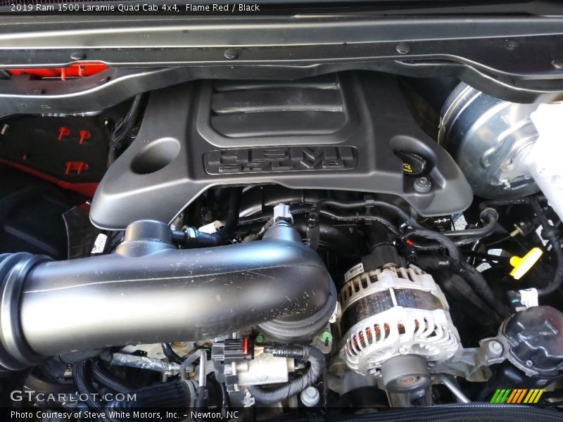 Flame Red / Black 2019 Ram 1500 Laramie Quad Cab 4x4