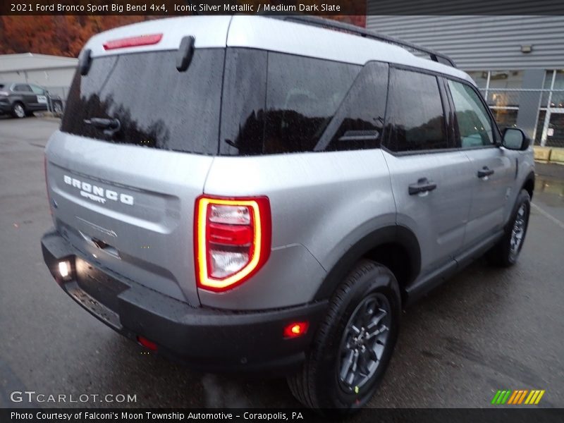 Iconic Silver Metallic / Medium Dark Slate 2021 Ford Bronco Sport Big Bend 4x4