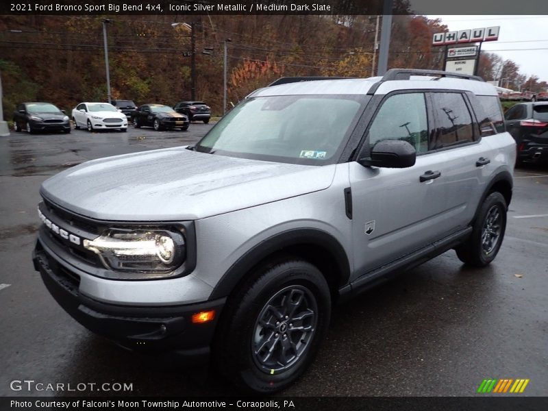 Iconic Silver Metallic / Medium Dark Slate 2021 Ford Bronco Sport Big Bend 4x4