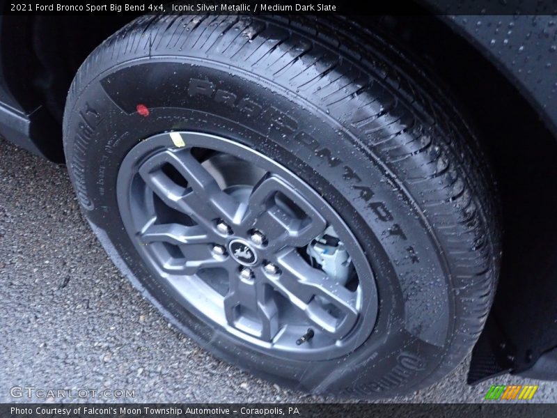 Iconic Silver Metallic / Medium Dark Slate 2021 Ford Bronco Sport Big Bend 4x4
