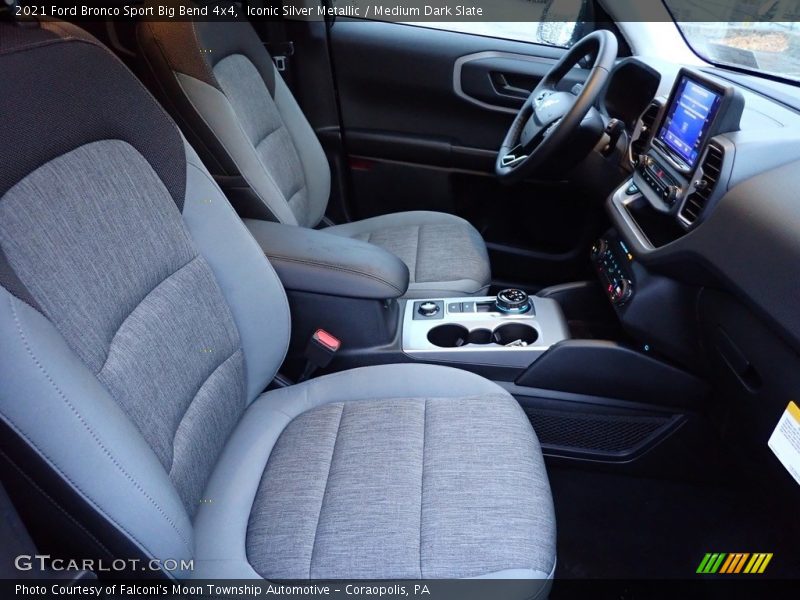 Iconic Silver Metallic / Medium Dark Slate 2021 Ford Bronco Sport Big Bend 4x4