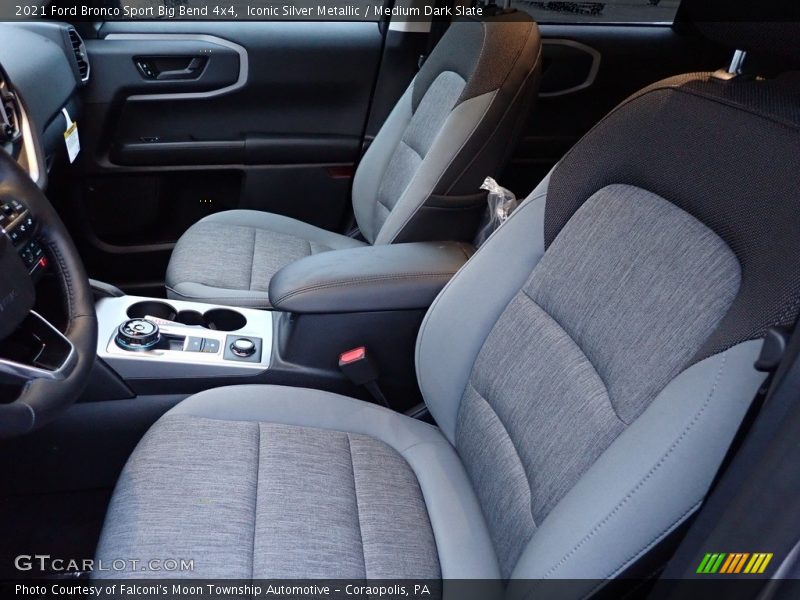 Iconic Silver Metallic / Medium Dark Slate 2021 Ford Bronco Sport Big Bend 4x4