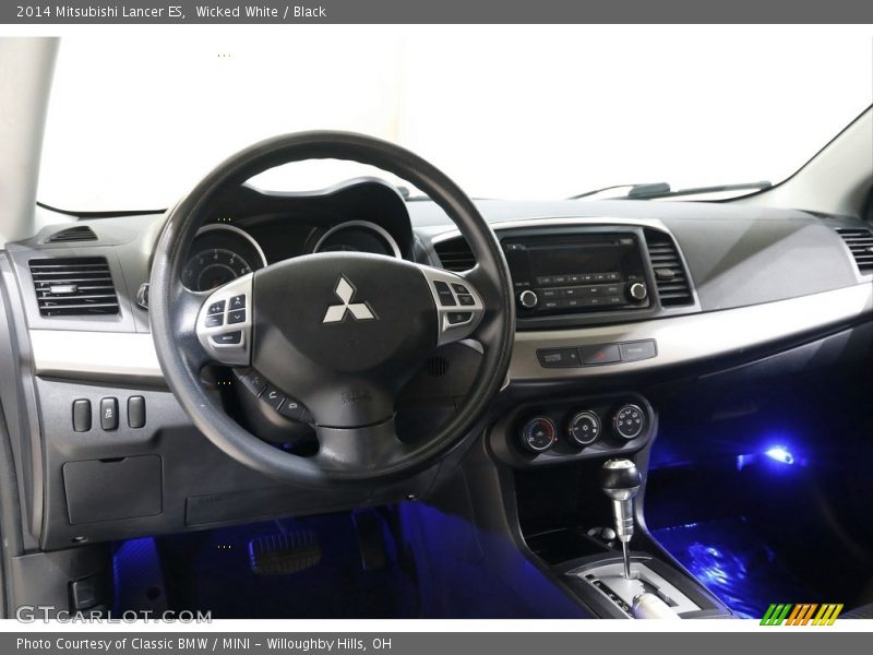 Wicked White / Black 2014 Mitsubishi Lancer ES
