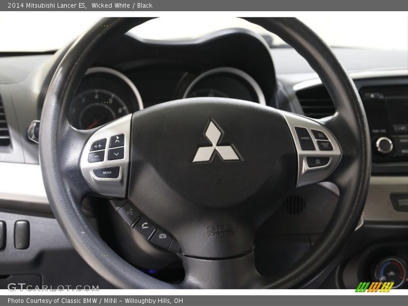 Wicked White / Black 2014 Mitsubishi Lancer ES