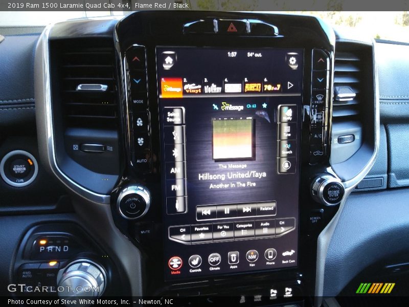 Flame Red / Black 2019 Ram 1500 Laramie Quad Cab 4x4
