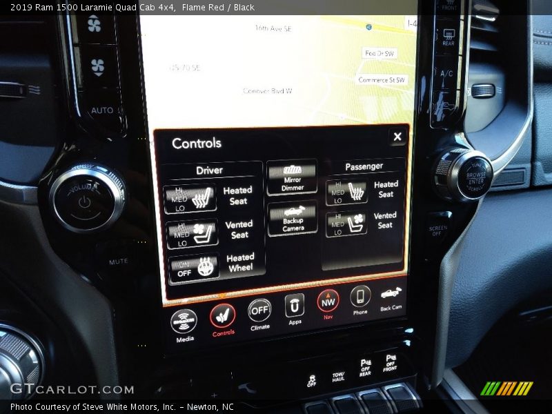 Flame Red / Black 2019 Ram 1500 Laramie Quad Cab 4x4