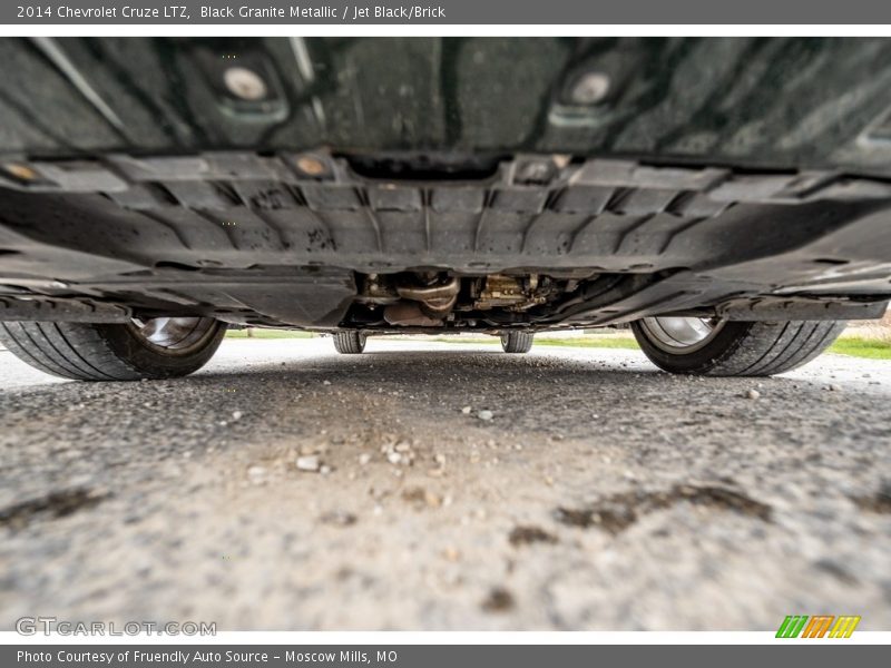 Black Granite Metallic / Jet Black/Brick 2014 Chevrolet Cruze LTZ