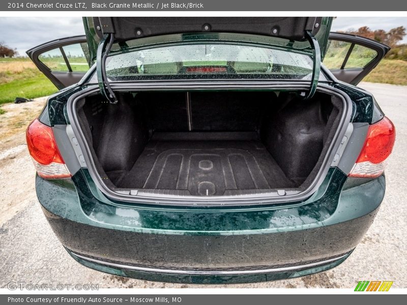 Black Granite Metallic / Jet Black/Brick 2014 Chevrolet Cruze LTZ