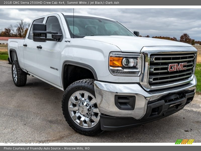 Summit White / Jet Black/­Dark Ash 2018 GMC Sierra 2500HD Crew Cab 4x4