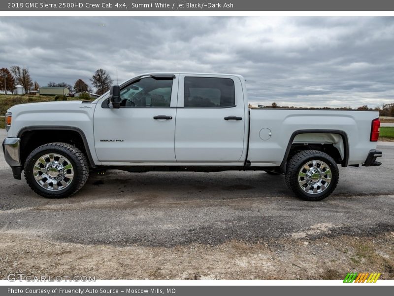 Summit White / Jet Black/­Dark Ash 2018 GMC Sierra 2500HD Crew Cab 4x4