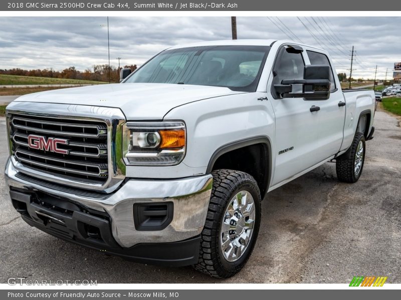 Summit White / Jet Black/­Dark Ash 2018 GMC Sierra 2500HD Crew Cab 4x4