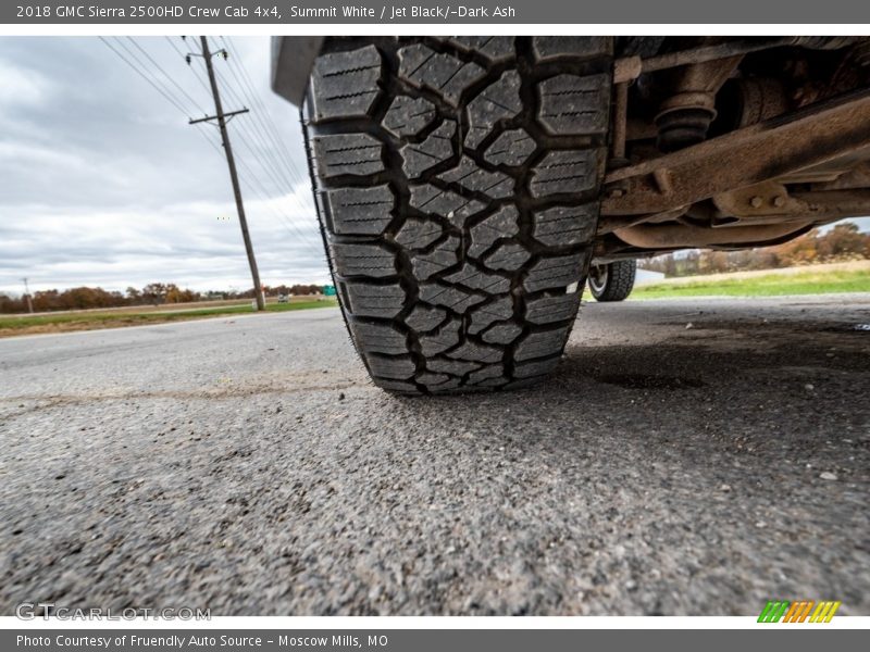 Summit White / Jet Black/­Dark Ash 2018 GMC Sierra 2500HD Crew Cab 4x4