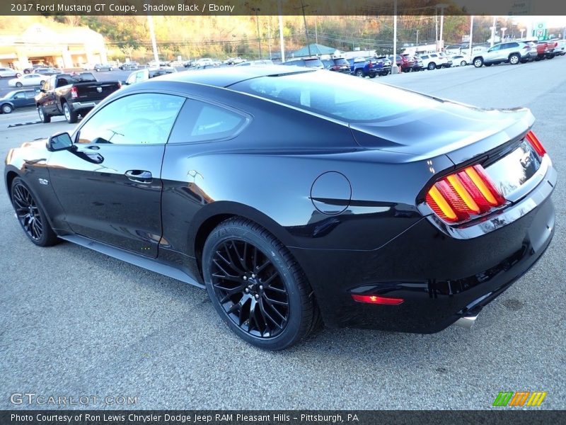 Shadow Black / Ebony 2017 Ford Mustang GT Coupe