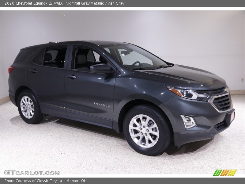Nightfall Gray Metallic / Ash Gray 2020 Chevrolet Equinox LS AWD