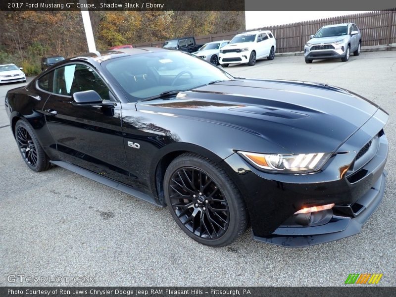 Shadow Black / Ebony 2017 Ford Mustang GT Coupe