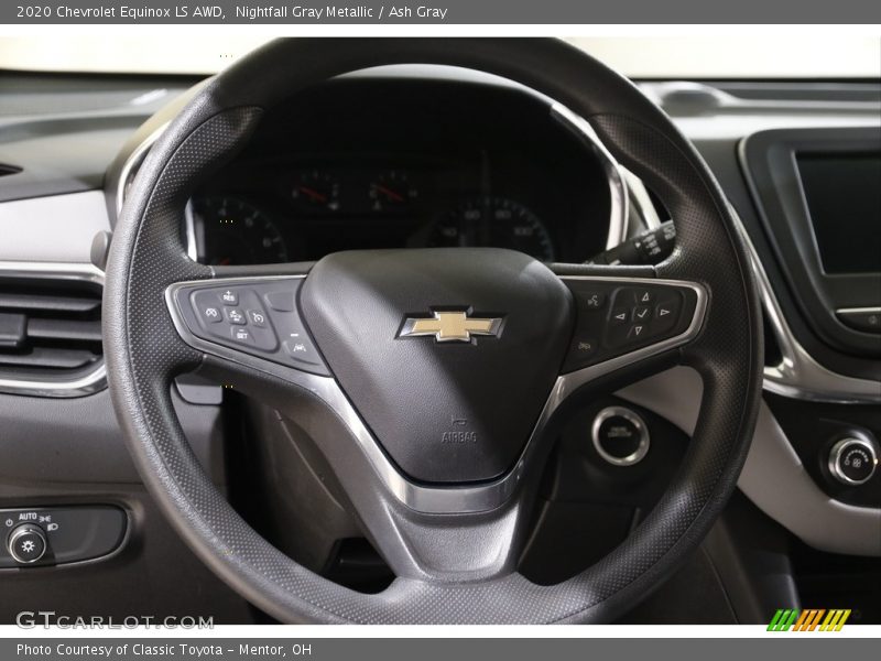 Nightfall Gray Metallic / Ash Gray 2020 Chevrolet Equinox LS AWD