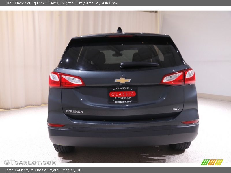 Nightfall Gray Metallic / Ash Gray 2020 Chevrolet Equinox LS AWD