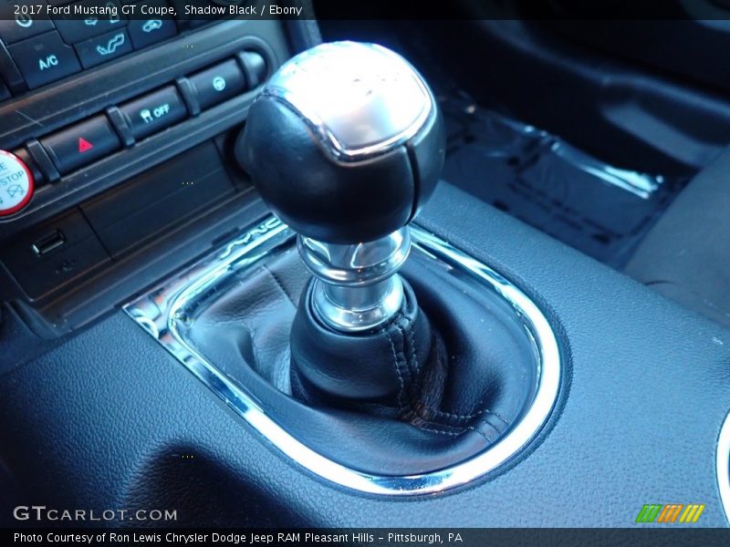 Shadow Black / Ebony 2017 Ford Mustang GT Coupe