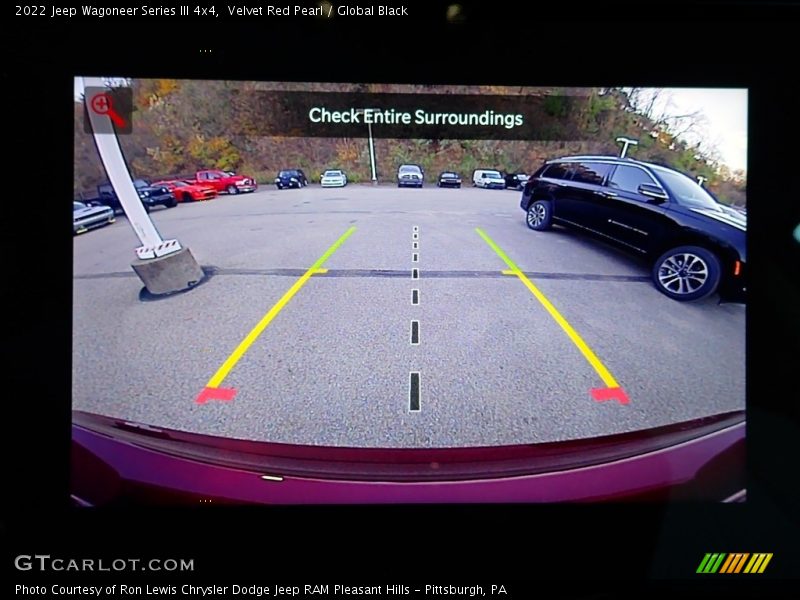 Velvet Red Pearl / Global Black 2022 Jeep Wagoneer Series III 4x4