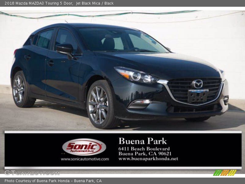 Jet Black Mica / Black 2018 Mazda MAZDA3 Touring 5 Door