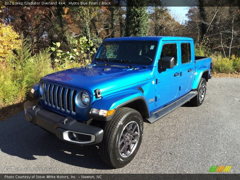 Hydro Blue Pearl / Black 2021 Jeep Gladiator Overland 4x4